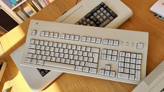 Alps switches Clickmodded damped switches Apple Extended Keyboard II [upl. by Arratahs14]