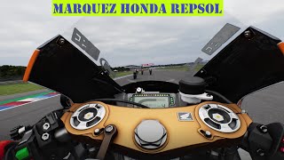 2021 Marquez Honda Repsol Helmet Cam  Motogp 21 Gameplay amp Tv Replay [upl. by Pooi]