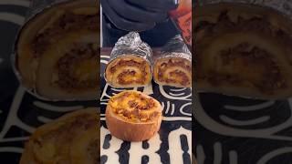 Breakfast Pinwheels with chorizo eggs and cheese breakfast breakfastrecipe easyrecipe [upl. by Naahs]