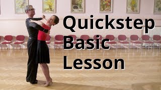 Quickstep Basic Lesson  Ballroom Dance [upl. by Jerad]