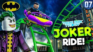 I Built a JOKER ROLLER COASTER  Movie Park Heroes X Villains • 7 [upl. by Rieth]