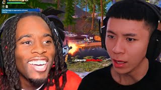 Ray and Kai Cenat Attempt To Get Their First Win On Fortnite [upl. by Christin]