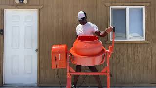 35 Cubic Ft Electric Cement Mixer For Rent In Las Vegas NV  Harbor Freight  Central Machinery [upl. by Landers116]