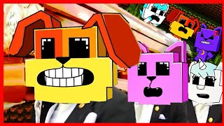 One Block SKYBLOCK with SMILING CRITTERS  Coffin Dance Song COVER [upl. by Natsirk]