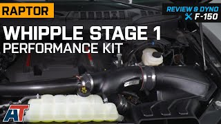 20182019 Raptor Whipple Stage 1 Performance Kit Review amp Dyno Test [upl. by Wendye]