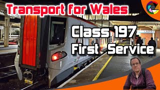 TfW Class 197 First Passenger Service  Llandudno Junction to Blaenau Ffestiniog [upl. by Sidwohl891]