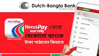 How to found transfer money from nexuspay to other bank account Dutch Bangla bank to NPSB [upl. by Durrell]