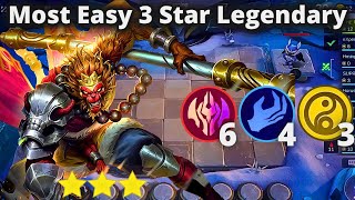 IMMORTALS SUN EASIEST 3 STAR 5 GOLD HERO WITH AUSTUS 3  MLBB MAGIC CHESS BEST SYNERGY COMBO TERKUAT [upl. by Frodin]