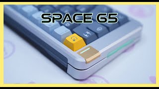 SPACE65 Build  Durock Lavender  PBTfans Twist [upl. by Balmuth329]