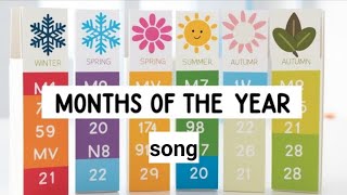 Learning the Months of the Year Song for Kids Educational Song  months song 12 months of the year [upl. by Corabelle]