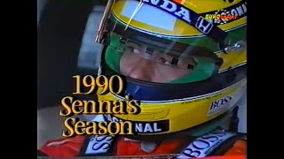 1990 Sennas Season  Grand Prix Review  Eurosport [upl. by Glenna]