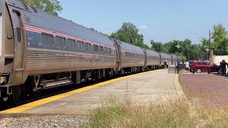 Full station stop  extended w handicap boarding Amtrak 151 [upl. by Leibrag]