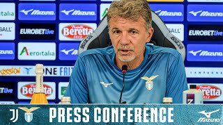 Serie A Enilive  JuventusLazio mister Baroni in conferenza stampa [upl. by Stulin]