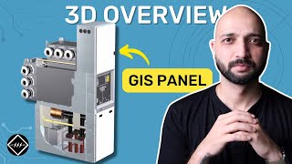 3D overview of Medium Voltage Switchgear GIS Panel  TheElectricalGuy [upl. by Bonnice]