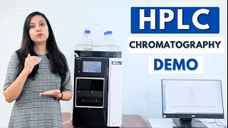 HPLC Chromatography Demonstration [upl. by Jacklyn685]