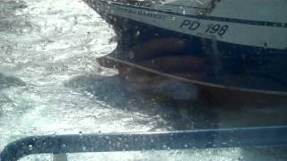 Peterhead trawler in rough seas [upl. by Gilmore]