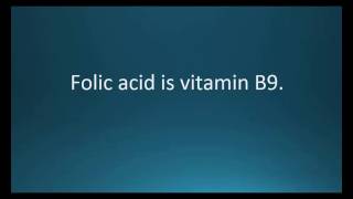 How to pronounce folic acid Folate Memorizing Pharmacology Video Flashcard [upl. by Frame]