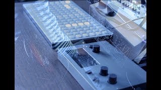 Monome  Norns  Grid 128  Fender Jazzmaster [upl. by Aihsot]