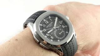 Patek Philippe Aquanaut Travel Time 5164A001 Luxury Watch Review [upl. by Freedman227]