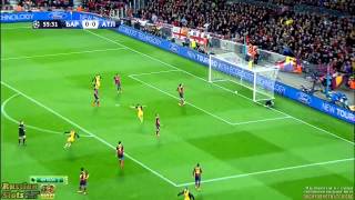 Barcelona vs Atletico Madrid 11 Diego Ribas goal vs Barca HD 2014 [upl. by Blondell]