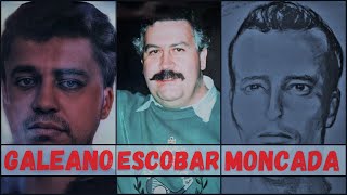 Pablo Escobar Galeano y Moncada  Guerra en el cartel  1992  Minidocumental [upl. by Tunnell471]