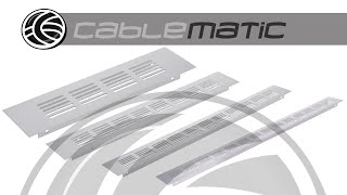 Rejilla de ventilación para zócalo aluminio  distribuido por CABLEMATIC ® [upl. by Iruy]