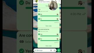 How to make a WhatsApp poll subscribemychannel [upl. by Justina]