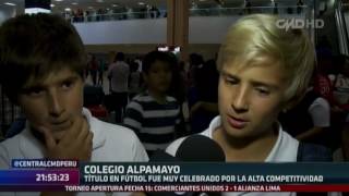 Central CMD Colegio Alpamayo destacó en Copa Alcázares de Medellín [upl. by Yajiv]