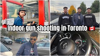 gun shooting in Canada and fun with friends ❤️ Pehli baar real gun chlayi shootinggames emotional [upl. by Neenaj]