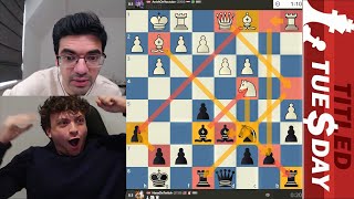 TOP Content Anish Giri vs Hans Niemann [upl. by Gudrun]