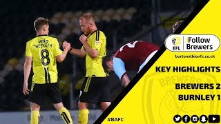 CARABAO CUP HIGHLIGHTS  Burton Albion 21 Burnley [upl. by Canning427]