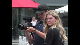 Toronto Dundas Square 62824 The Real News Network Reporters [upl. by Cherianne]