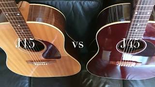 Gibson J15 vs Gibson J45 [upl. by Kinimod982]