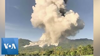 Costa Rica’s Rincon de la Vieja Volcano Erupts [upl. by Oicaro]