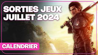 Toutes les SORTIES JEUX VIDEO JUILLET 2024 [upl. by Ayik466]