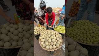 Mouthwatering Very Tasty Masala Woo Apple  Kod Bell  at Sealdah Station shorts [upl. by Llenrad334]