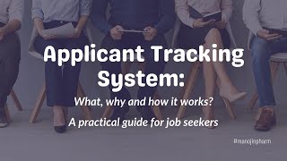 Applicant Tracking System ATS What do we need to know [upl. by Friedrich]