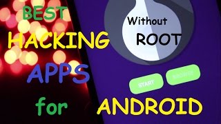 😱Top 5 Hacking Apps For Android January 2017 NO ROOT HINDI [upl. by Calhoun]