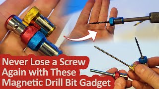 IT WORKS  Never Loose A Screw Again  Magnetic Drill Bit Holder Metal Magnetizer Screw [upl. by Kala]