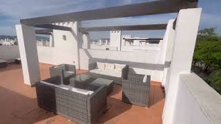 J824 two bedroom Top floor apartment with large Roof terrace for Sale [upl. by Ellerahs673]