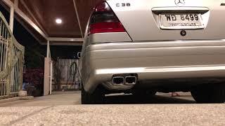 Mercedes Benz C36 AMG w202 sound Exhaust [upl. by Nylidam]