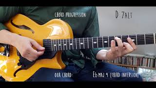 Jazz Guitar Mini Lesson 23  One Chord  Many Colors [upl. by Wildon]