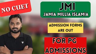 JMI JAMIA  PG ADMISSION 202324  Form Are Out  Important Dates  Fee  Courses [upl. by Kery505]