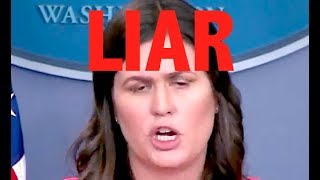 quotYOU AND TRUMP KEEP LYINGquot Sarah Sanders GOES DOWN IN FLAMES Defending Trumps Lies amp Stupidity [upl. by Neff729]