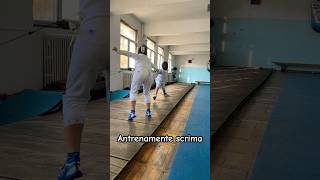 Antrenamente scrima 🤺 fencing epeefencing sport fitnesstraining workout training gym sala [upl. by Rebme14]