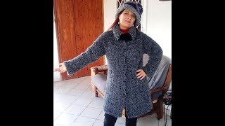 CAPPOTTO ALLUNCINETTO FACILE tutorial per ogni taglia e filato [upl. by Furgeson]