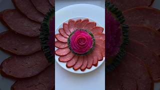 Plate decoration ideas plate decoration skills shortsfeed [upl. by Tamanaha]