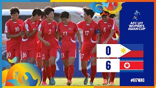 Full Match  AFC U17 Womens Asian Cup Indonesia 2024™  Group A  Philippines vs DPR Korea [upl. by Stefa]