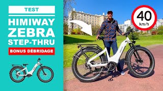 Vélo électrique 🚲 HIMIWAY ZEBRA STEPTHRU  Bonus DÉBRIDER test avis amp review [upl. by Ycniuq]