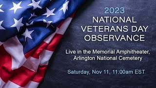 National Veterans Day Observance 2023 [upl. by Varrian847]